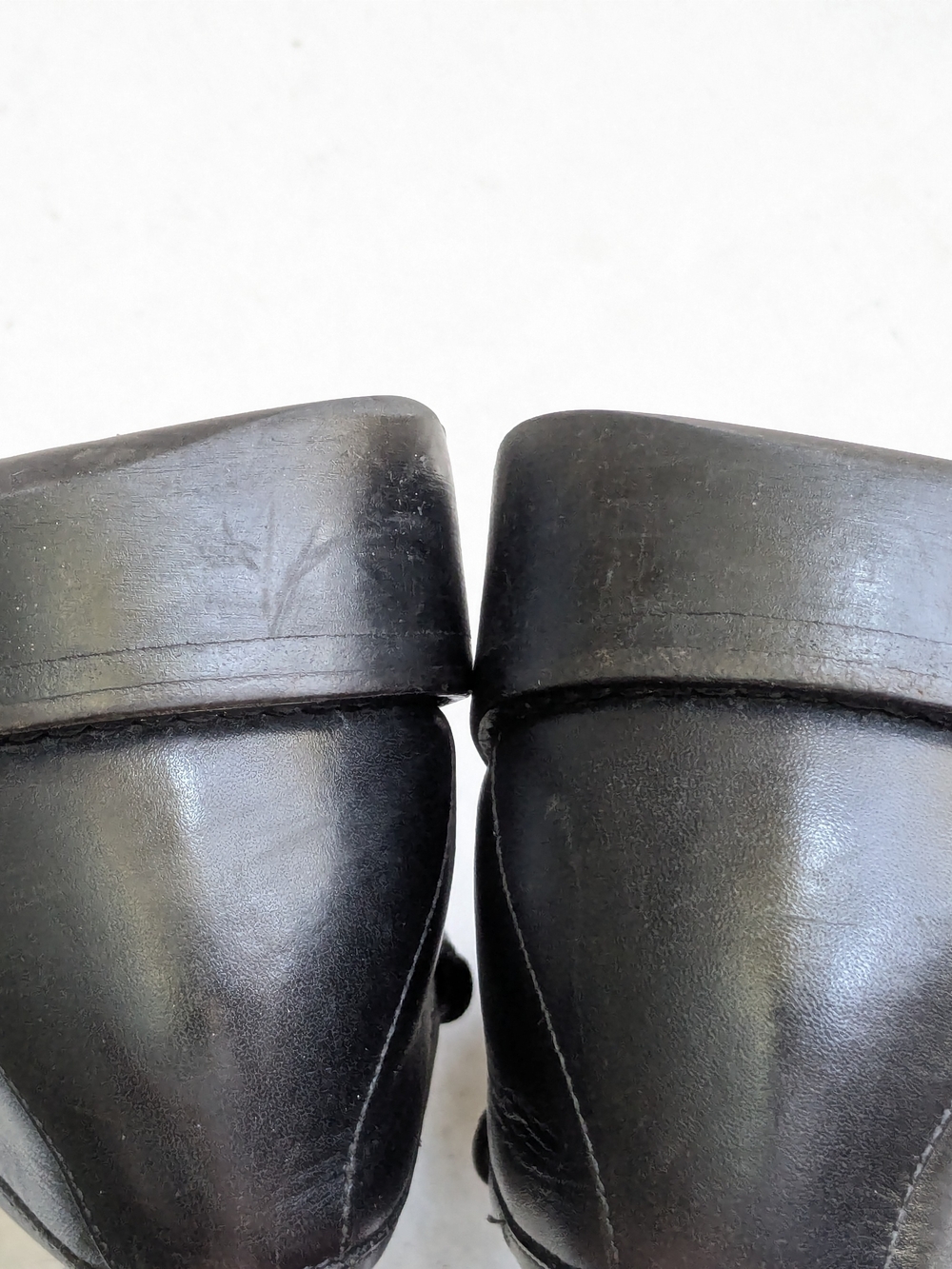 Gucci Black Leather Loafers with Silver Horsebit Black US 10.5 Men - Picture 12 of 16